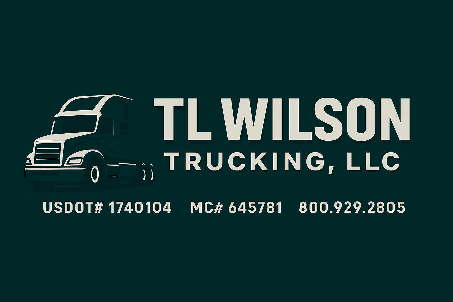 TL Wilson Trucking banner